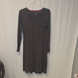Horny Toad Chocolate Long Sleeve Dress